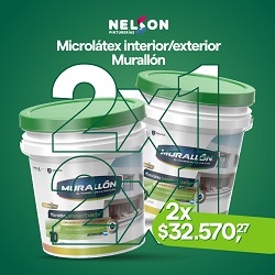 Latex Int/Ext Blanco 10 Lts. Murallon PROMOCION 2x1