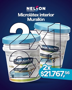 Latex Interior Blanco x 10 Lts. Murallon PROMOCION 2x1