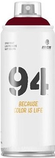 Aerosol MTN 94 RV-3004 Rojo Burdeos Mate 400 Cm3 Montana