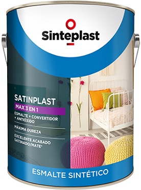 Satinplast Negro Satinado 1/4 lt.